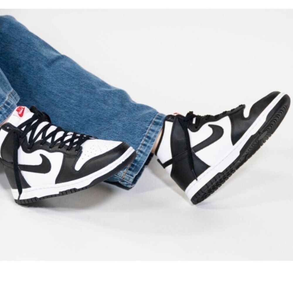 NWT! NIKE Panda DUNKS High Tops!